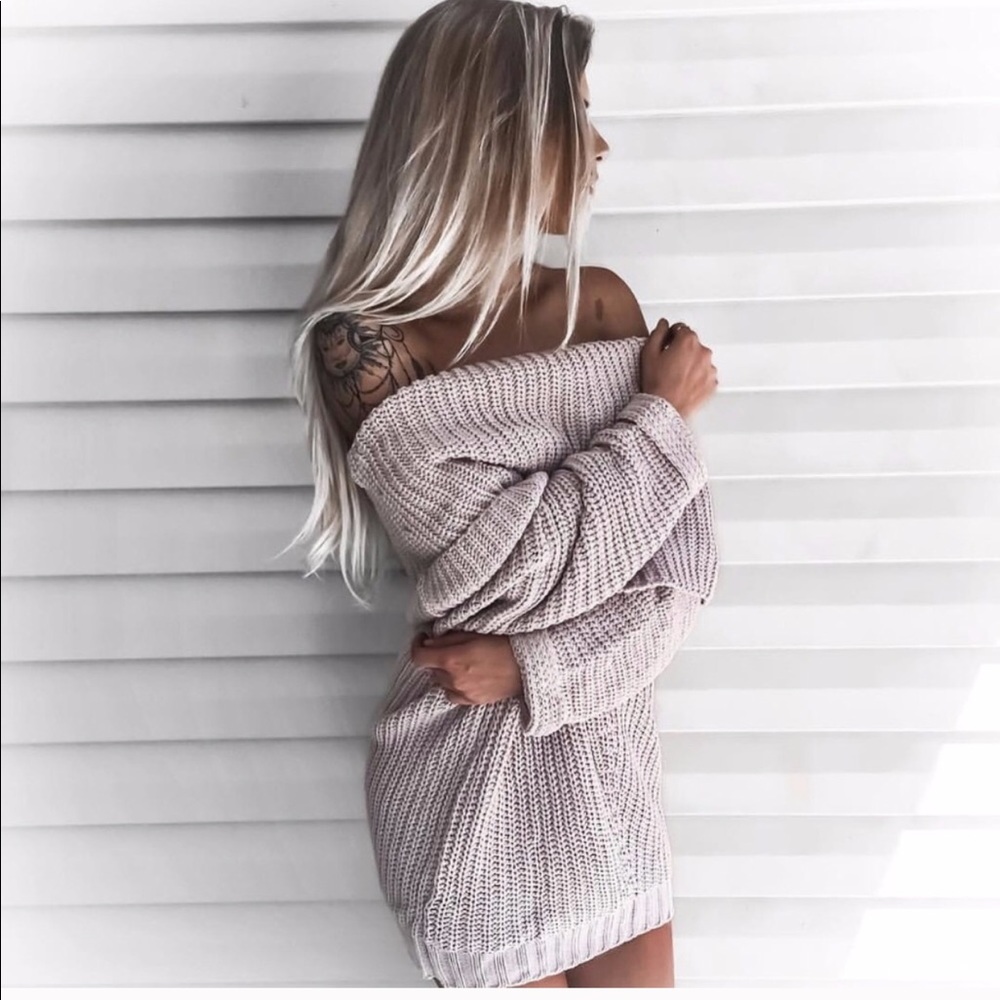 JUST IN!!! Off the Shoulder Chunky Sweater